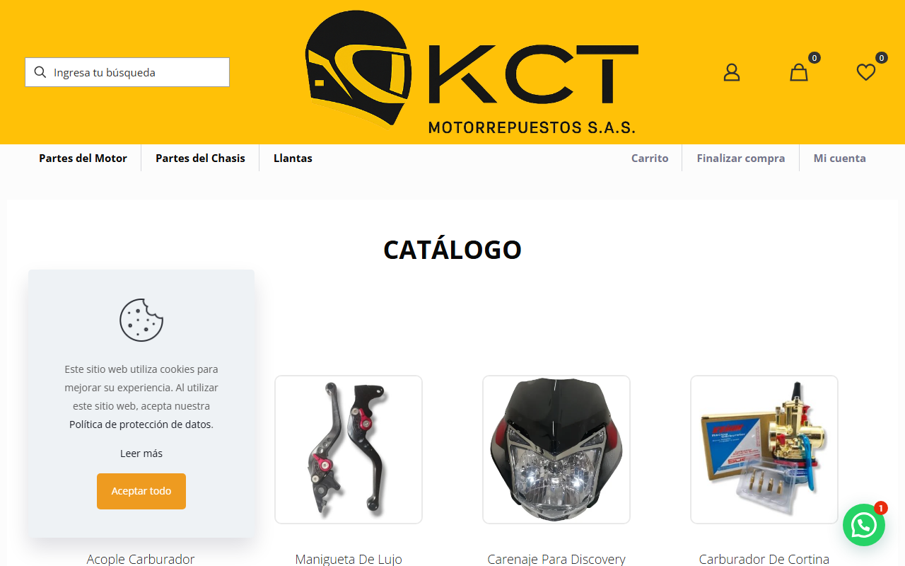 Vista previa de KCT Motorepuestos